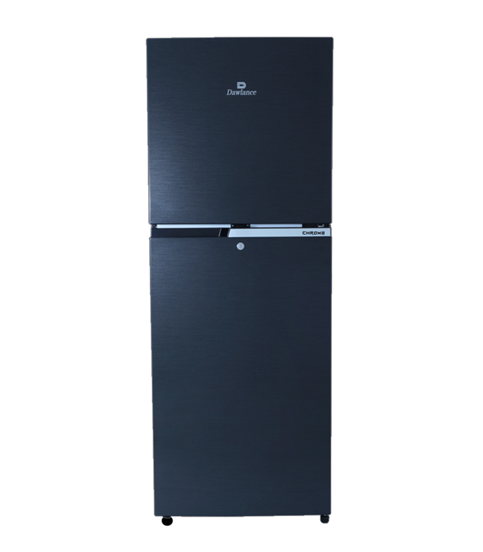 Dawlance Refrigerator 9140 Chrome Hairline Black