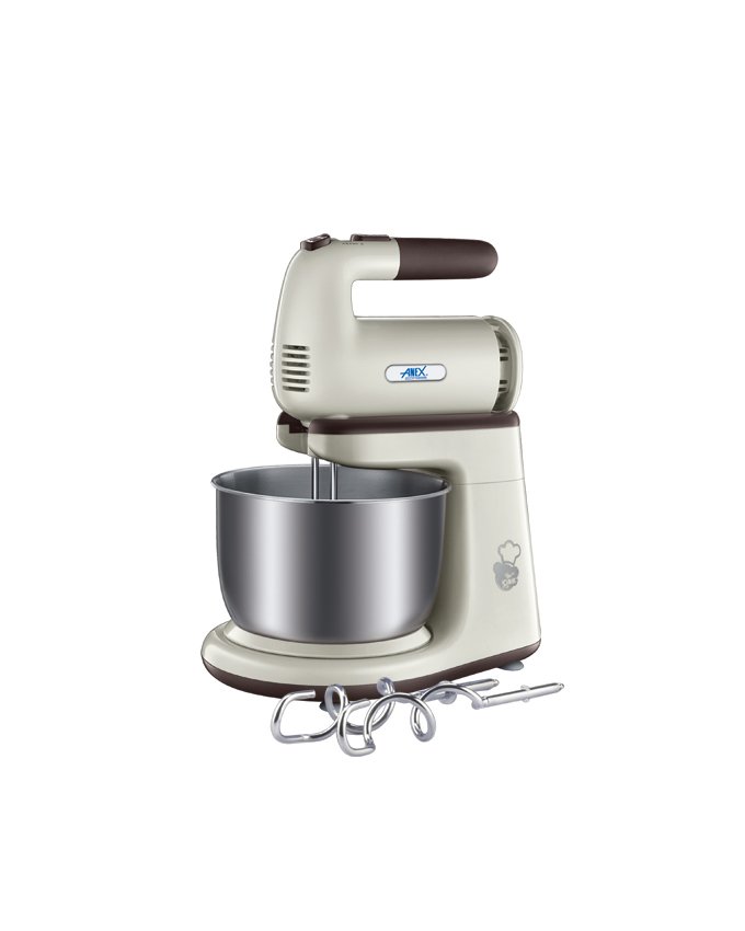 ANEX AG-818 Deluxe Hand Mixer With Bowl 220-240 Volt 50/60 Hz 200 Watts