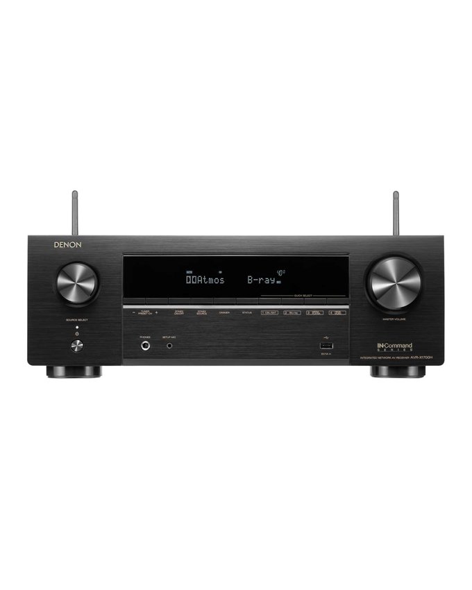 DENON AVR-X1700H 7.2ch 8K AV Receiver with 3D Audio, Voice Control and HEOS® Built in